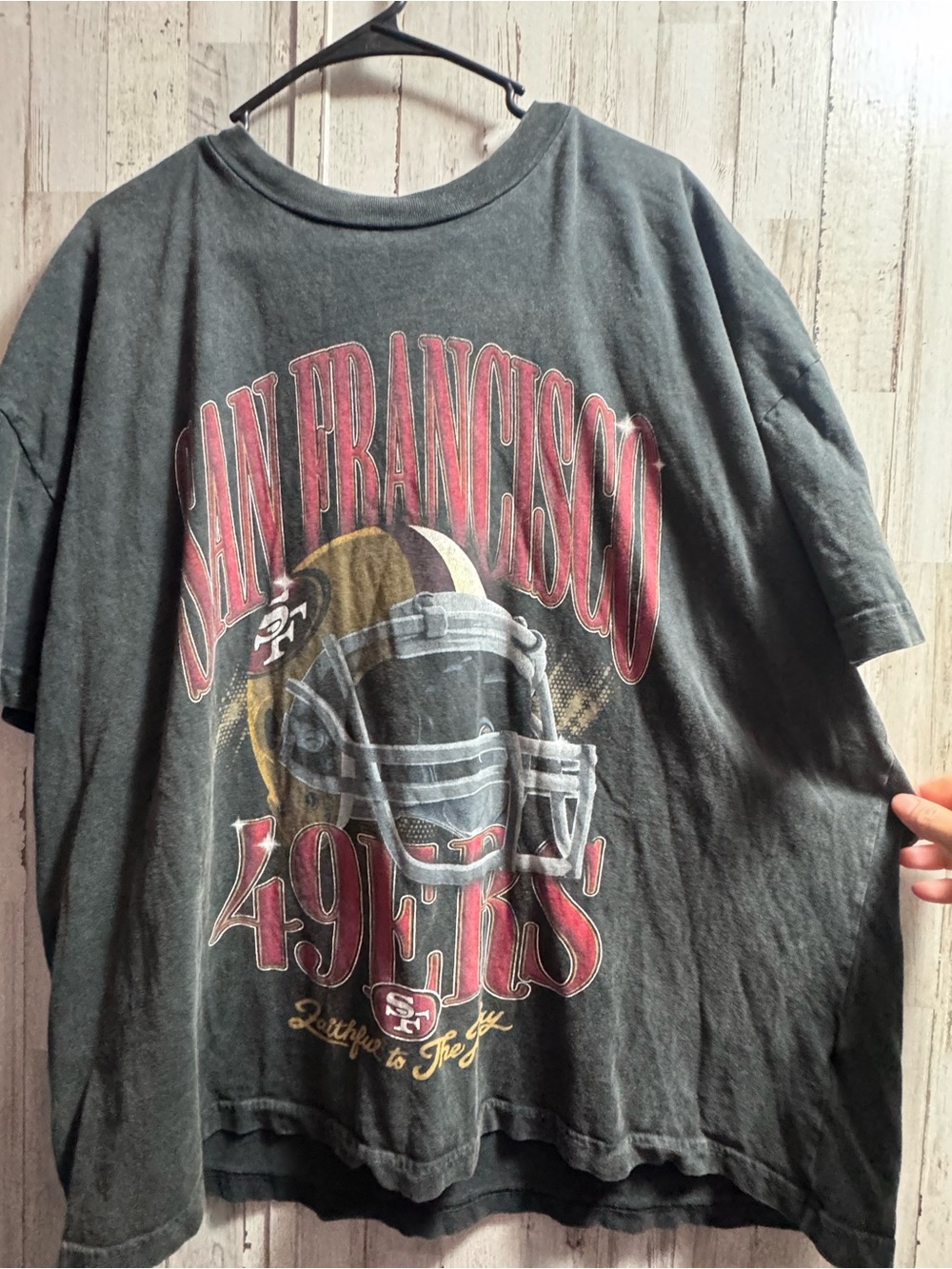 Abercrombie & Fitch Black San Francisco 49ers Graphic Tee